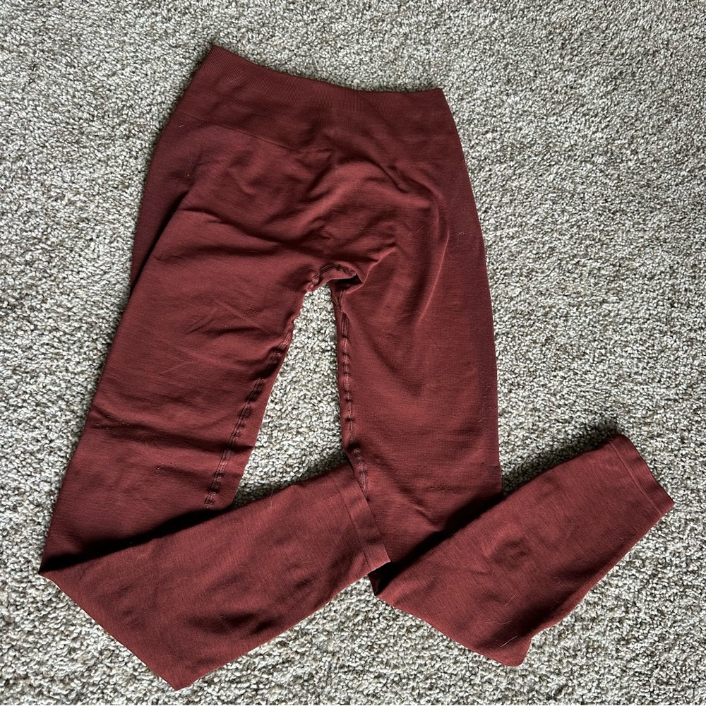 Alphalete Burgundy Leggings
